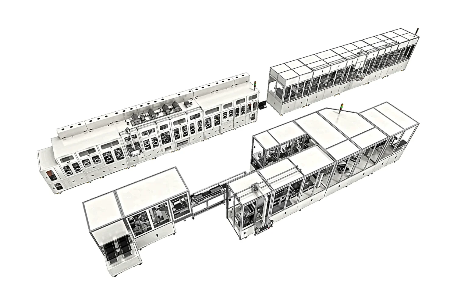 SZOTECH SZ-016 Automatic Packaging Line for 3C Digital Batteries