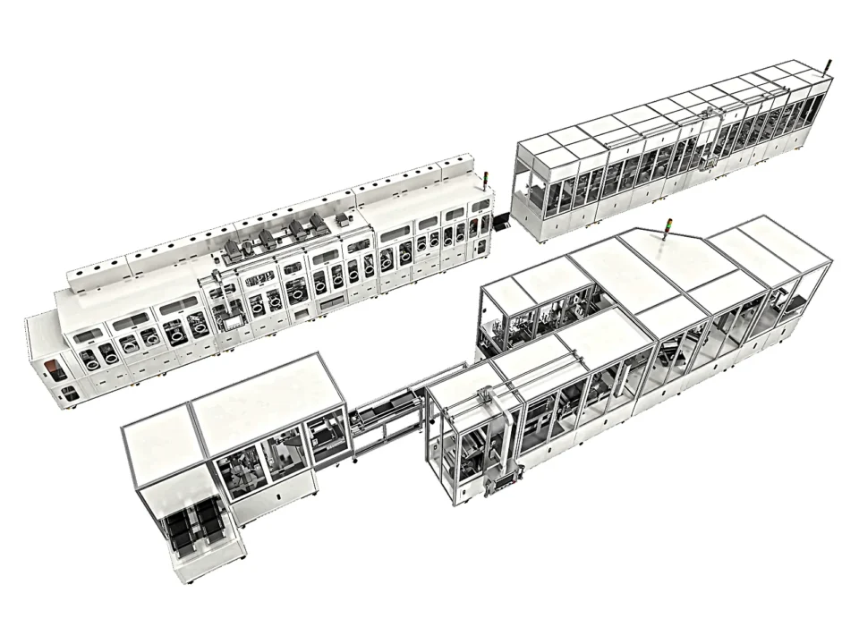 SZOTECH SZ-016 Automatic Packaging Line for 3C Digital Batteries